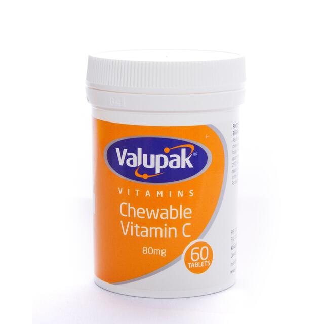 Valupak Vitamins Chewable Vitamin C Tablets 80mg thumbnail 2