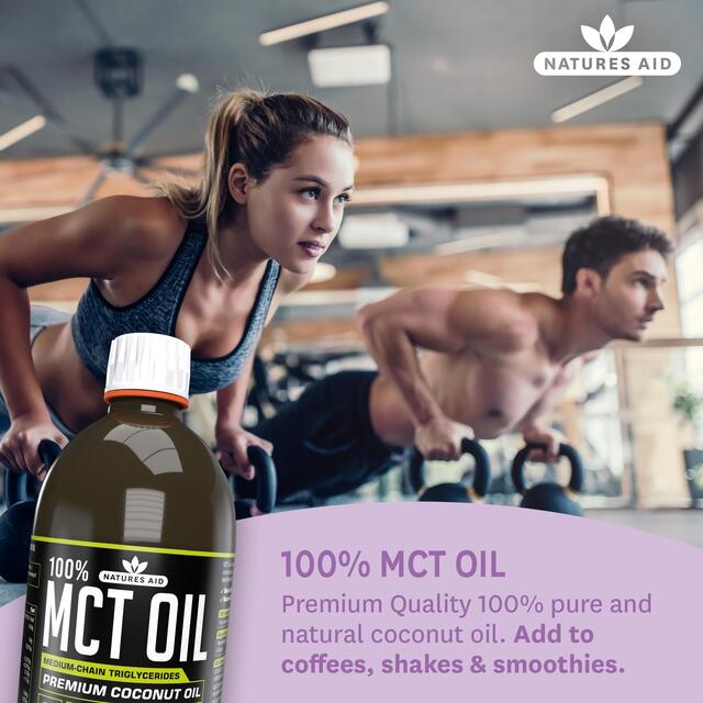 Natures Aid 100% MCT Oil Premium Coconut Oil thumbnail 2