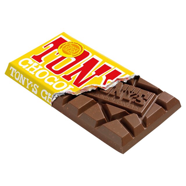 Tony's Chocolonely Milk Chocolate 32% Almond Honey Nougat thumbnail 3