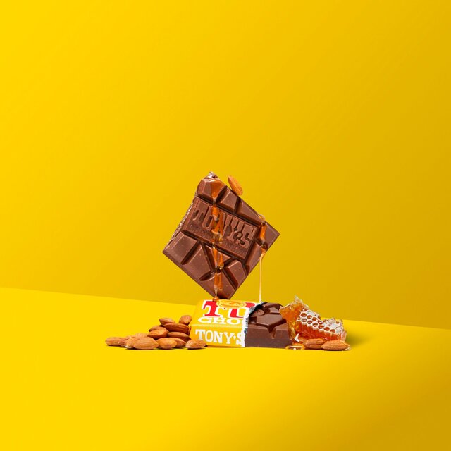 Tony's Chocolonely Milk Chocolate 32% Almond Honey Nougat thumbnail 4