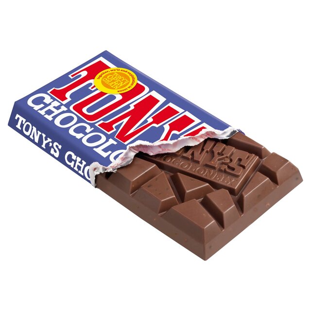 Tony's Chocolonely Dark Milk Chocolate Pretzel Toffee 42% thumbnail 3