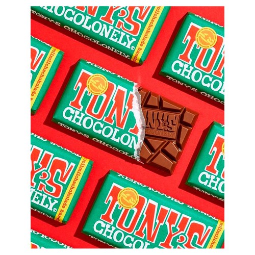 Tony's Chocolonely Milk Chocolate Hazelnut thumbnail 4