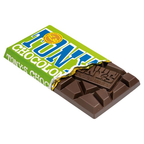 Tony's Chocolonely Dark Chocolate 51% Almond Sea Salt thumbnail 3