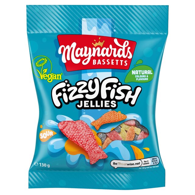 Maynards Bassetts Fizzy Fish Sweets Bag thumbnail 2