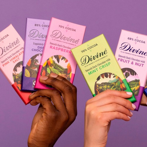 Divine 70% Dark Chocolate with Mint Crisp thumbnail 3