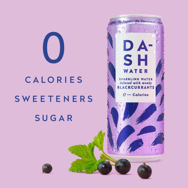 DASH Blackcurrant Infused Sparkling Water thumbnail 3
