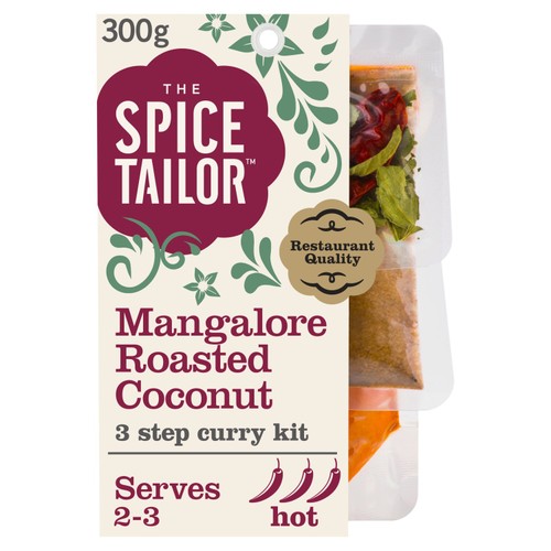 The Spice Tailor Mangalore Roasted Coconut Indian Curry Sauce Kit