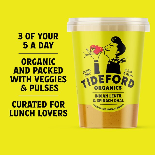 Tideford Organic Lentil & Spinach Dhal Soup thumbnail 2