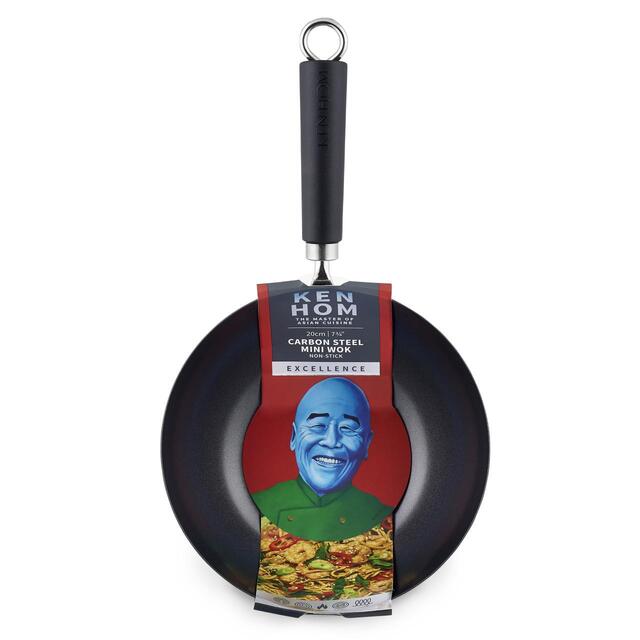 Ken Hom Excellence Carbon Steel Mini Wok thumbnail 2