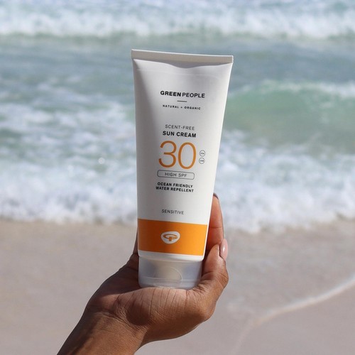 Green People SPF 30 Sun Cream Scent Free Travel Size thumbnail 2