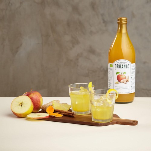 Eat Wholesome Organic Ginger & Turmeric Raw Apple Cider Vinegar thumbnail 2