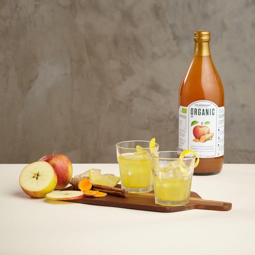 Eat Wholesome Organic Turmeric & Cinnamon Raw Apple Cider Vinegar thumbnail 2