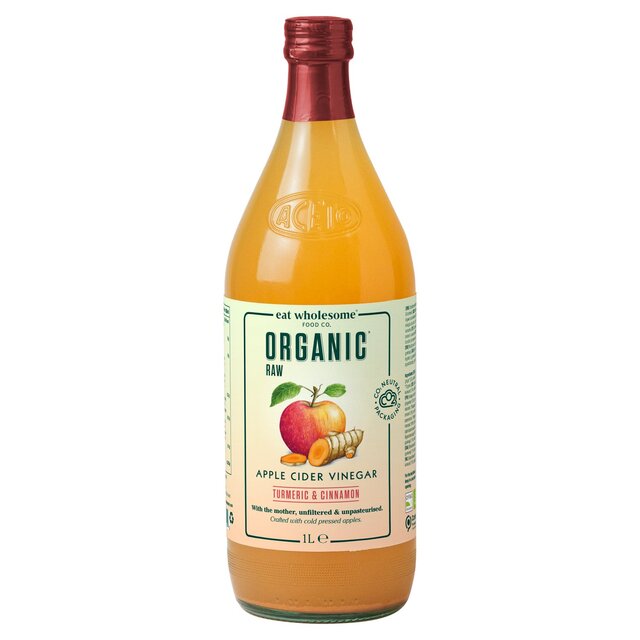 Eat Wholesome Organic Turmeric & Cinnamon Raw Apple Cider Vinegar