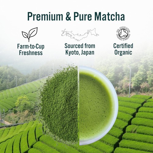 Green Origins Organic Japanese Ceremonial Matcha Green Tea Powder thumbnail 5