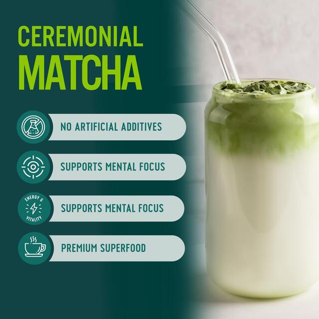 Green Origins Organic Japanese Ceremonial Matcha Green Tea Powder thumbnail 3