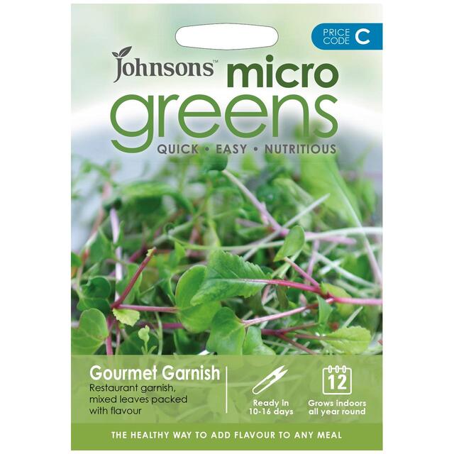 Johnsons Seeds - Microgreens Gourmet Garnish