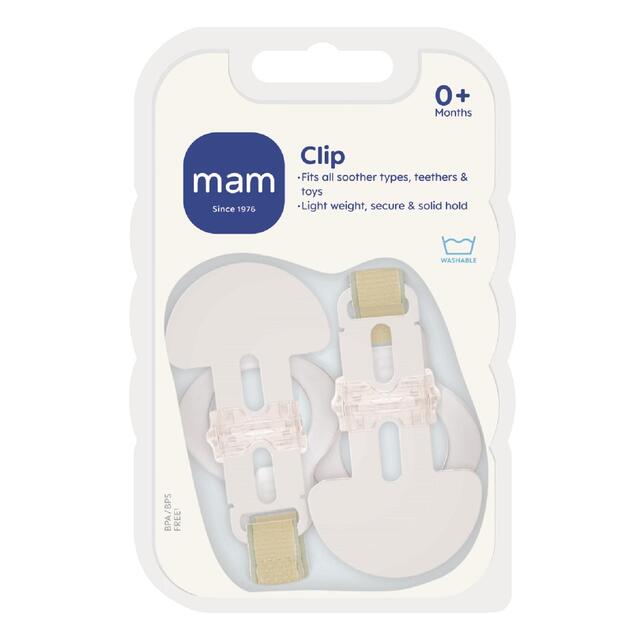 MAM Soother Clip Double Pack - Unisex