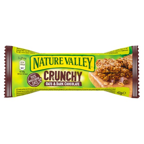 Nature Valley Crunchy Dark Chocolate & Oats Cereal Bars thumbnail 2
