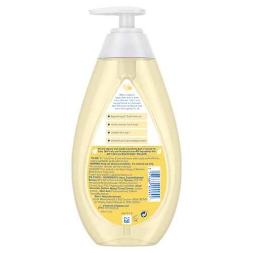 Johnson's Baby Top-To-Toe Body Wash for Delicate Skin thumbnail 4