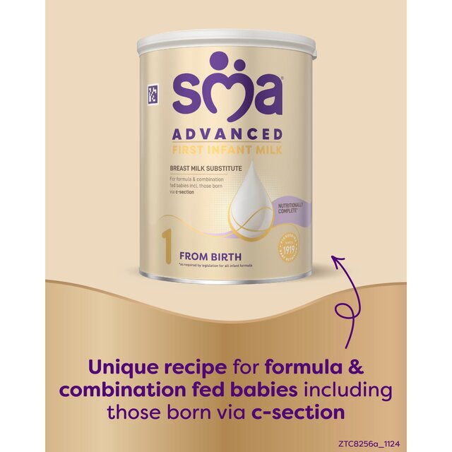 SMA Advanced 1 First Milk Powder, From Birth thumbnail 5