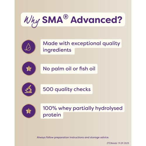 SMA Advanced Follow-on Baby Milk Powder Formula 6-12 months 800g thumbnail 5