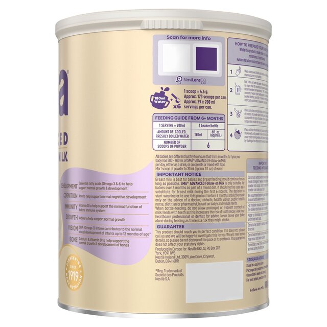 SMA Advanced 2 Follow-on Milk Powder, 6 mths+ thumbnail 4