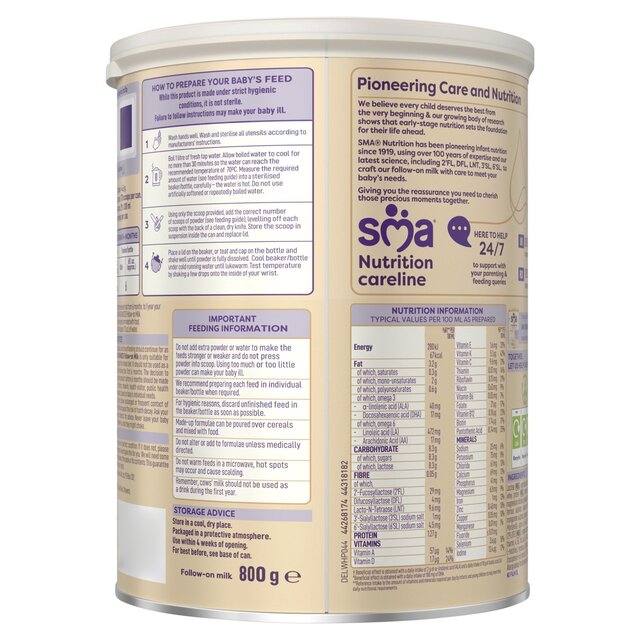 SMA Advanced 2 Follow-on Milk Powder, 6 mths+ thumbnail 6