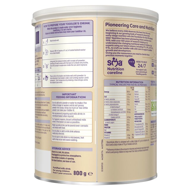 SMA Advanced 3 Growing Up Milk Powder, 1-3 Yrs thumbnail 5