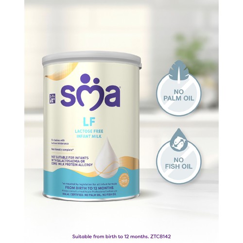 SMA LF Lactose Free Infant Milk Powder Formula, From Birth 400g thumbnail 3