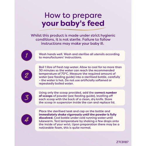 SMA LF Lactose Free Infant Milk Powder Formula, From Birth 400g thumbnail 8