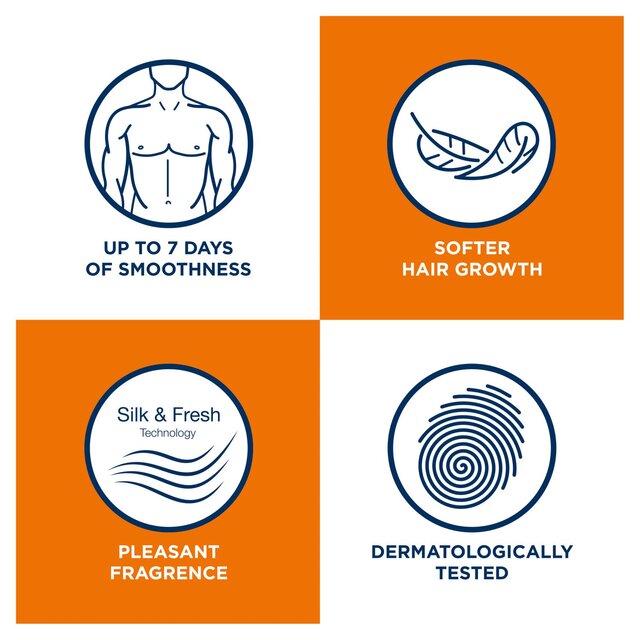 Veet Men Hair Removal Cream Chest & Body Sensitive thumbnail 2