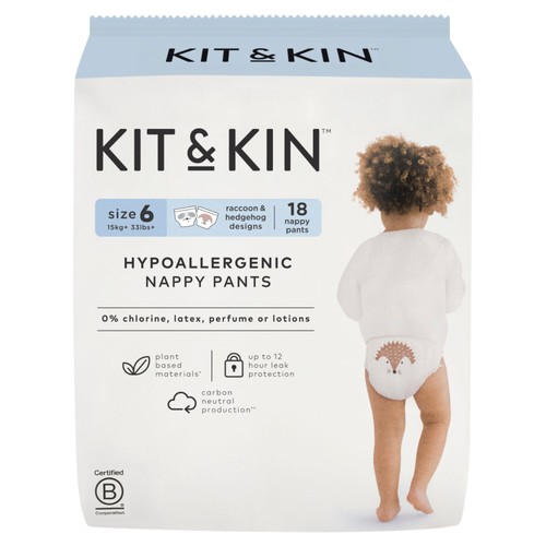 Kit & Kin Hypoallergenic Nappy Pants Size 6 (15+kg) thumbnail 2