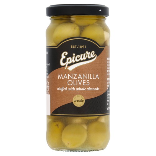 Epicure Manzanilla Olives Stuffed with Almonds