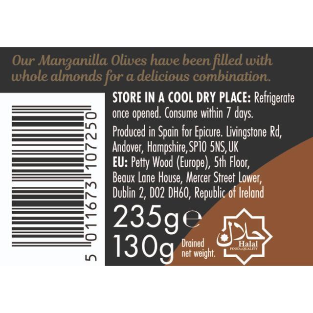 Epicure Manzanilla Olives Stuffed with Almonds thumbnail 2