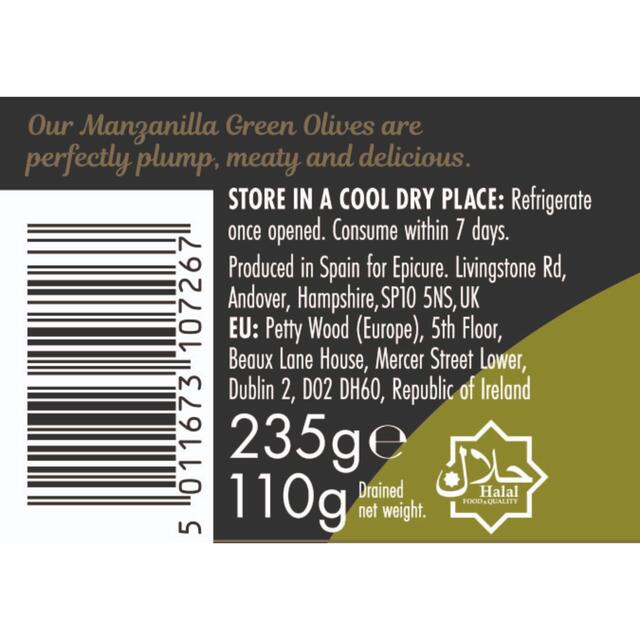 Epicure Manzanilla Stoneless Green Olives thumbnail 2