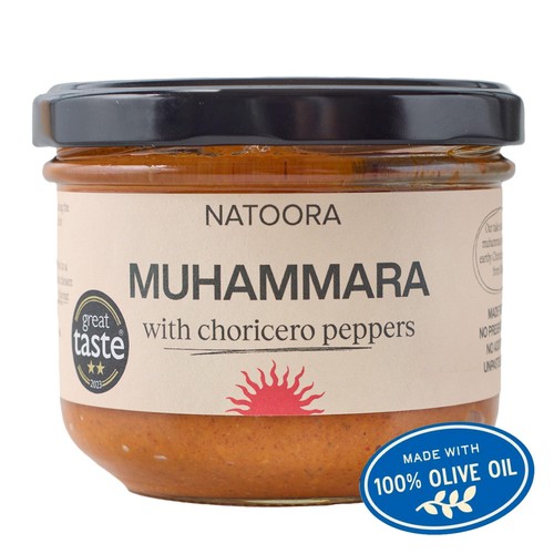 Muhammara with fresh peppers