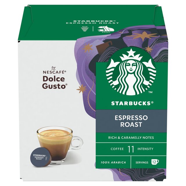 STARBUCKS Dark Espresso Roast Coffee Pods by NESCAFE Dolce Gusto thumbnail 3