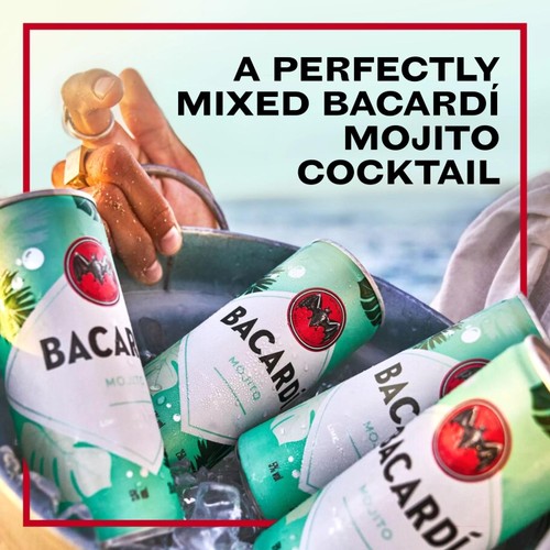 Bacardi Mojito Premix Rum Cocktail thumbnail 4