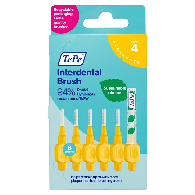 TePe Yellow Interdental Brush 0.7mm