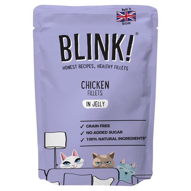 Blink Chicken Fillets Wet Cat Food Pouch