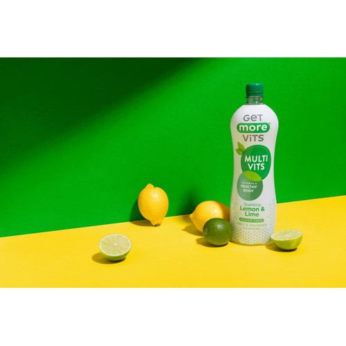 Get More Multivitamins Sparkling Water Lemon & Lime thumbnail 4
