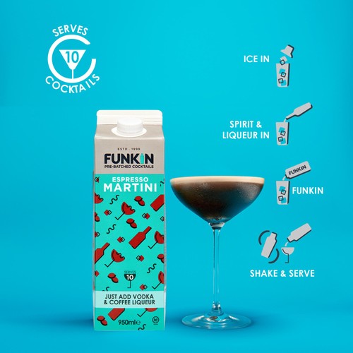 Funkin Espresso Martini Cocktail Mixer thumbnail 2