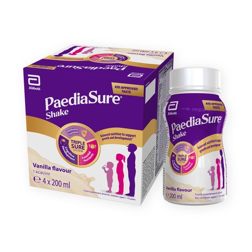 PaediaSure Shake Vanilla Nutritional Supplement Drink, 1-10 Yrs Multipack thumbnail 2