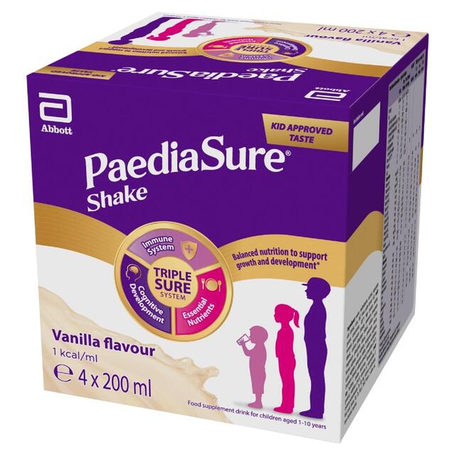 PaediaSure Shake Vanilla Nutritional Supplement Drink, 1-10 Yrs Multipack
