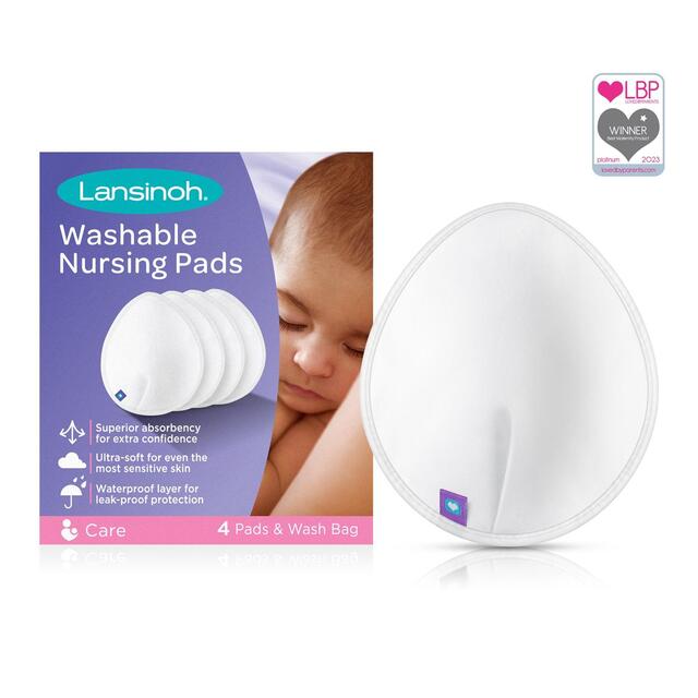 Lansinoh Washable Nursing Breast Pads thumbnail 2