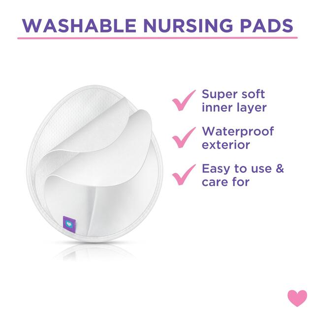 Lansinoh Washable Nursing Breast Pads thumbnail 3