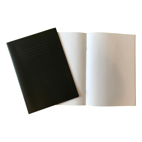 Nu Education A4 Sketchbook Black - Plain Pages thumbnail 2