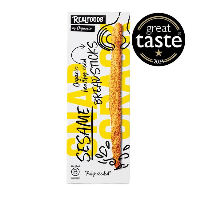 Realfoods by Organico Organic Sesame Breadsticks