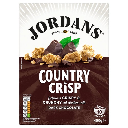 Jordans Country Crisp Dark Chocolate Breakfast Cereal thumbnail 2