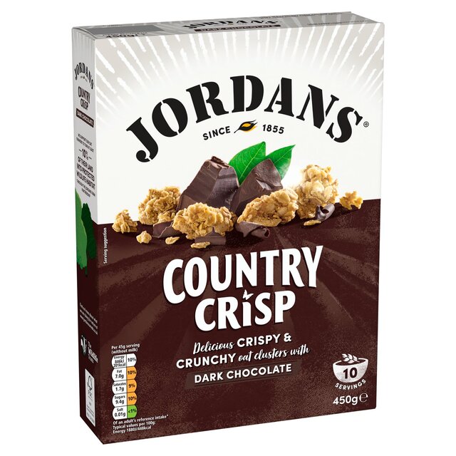 Jordans Country Crisp Dark Chocolate Breakfast Cereal thumbnail 2
